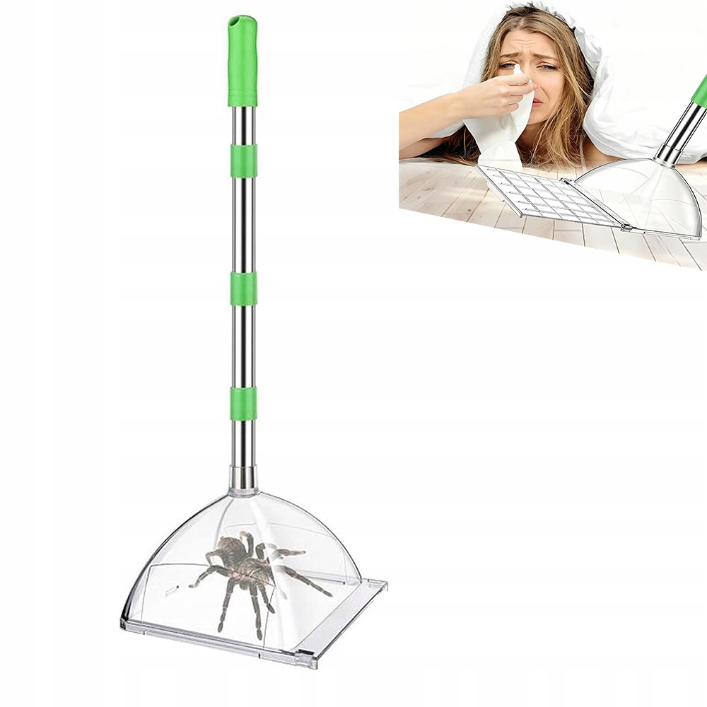Lapač Pavouků Dlouhá Rukojeť Bezpečné Uchopení Dlouhá Rukojeť 82 CM