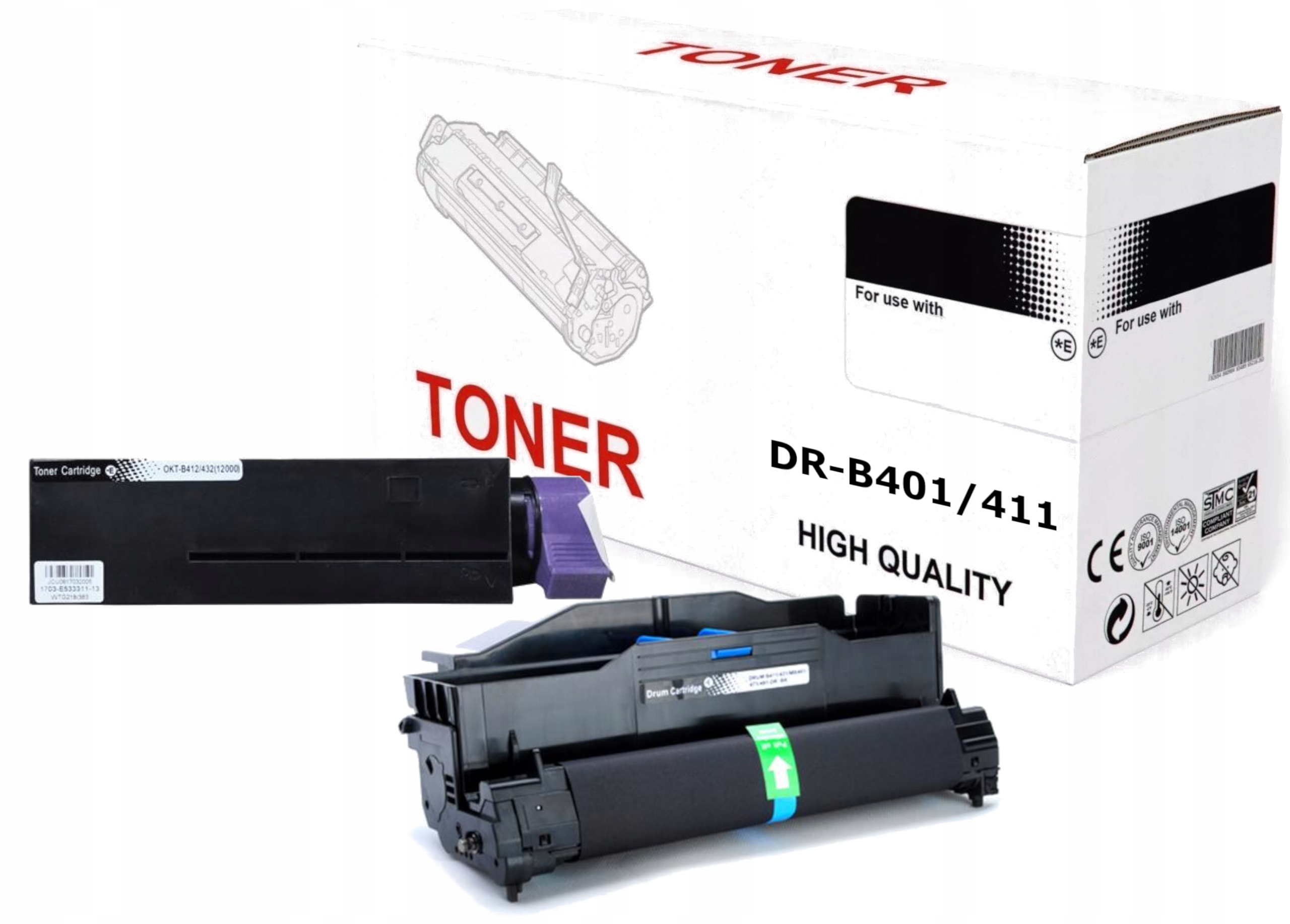 

Bęben Toner Oki B412 B432 B512 MB472 MB492