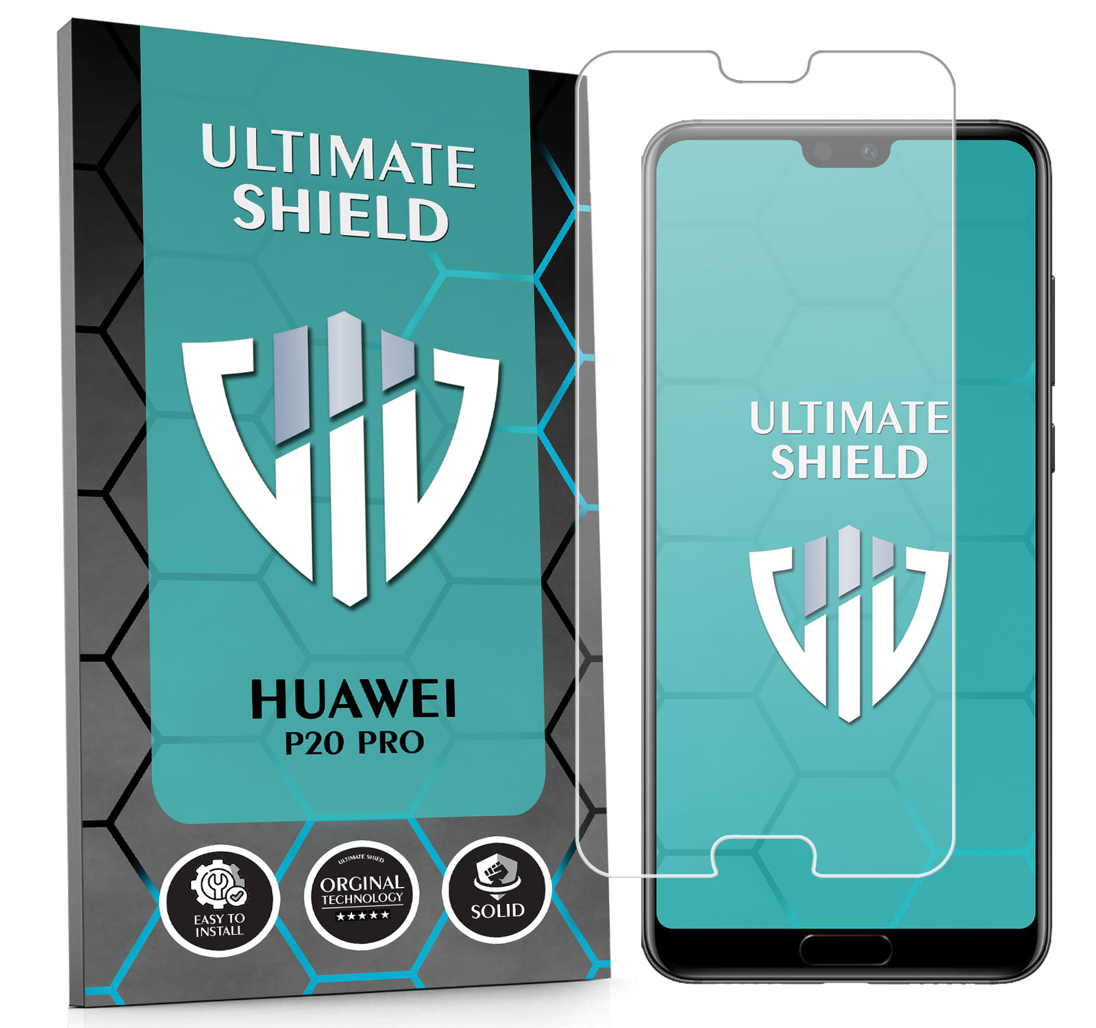 Sklo 3x Displej 7x Fotoaparát Rychlý Objektiv Pro Huawei P20 Pro