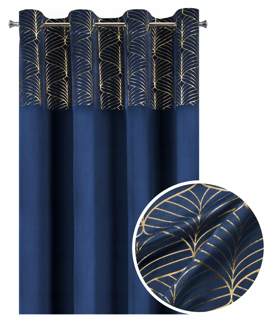 

Gotowe Zasłony 140X250 Grube Zaciemniające Welur