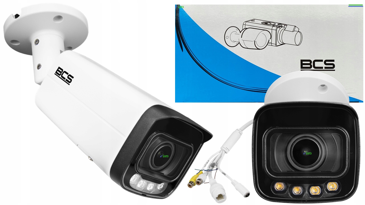 Kamera Ip BCS-L-TIP48VCR6L6-Ai1 8MPx, 2,7-13,5mm,NightColor, mikrofon