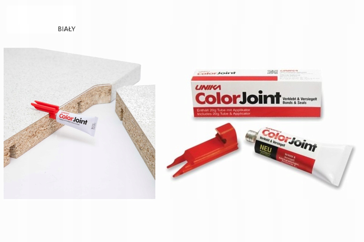Klej UNIKA ColorJoint BIAŁY uszczelniacz do blatów 20g