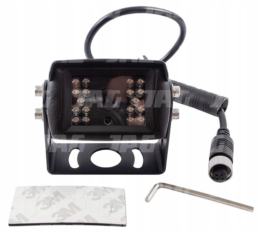 Couvací kamera drátová 600TVL 18 Diod Ir IP69K na zadní straně