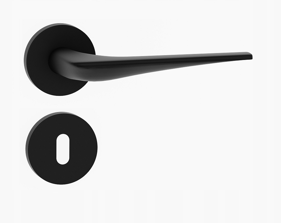 Klika kliky Rondo Ro černá rozety Wk