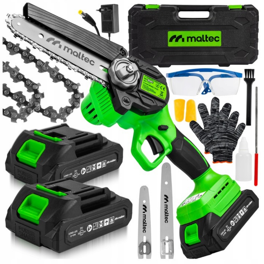 Mocná řetězová pila na akumulátor Elektrická pila Velká Sada