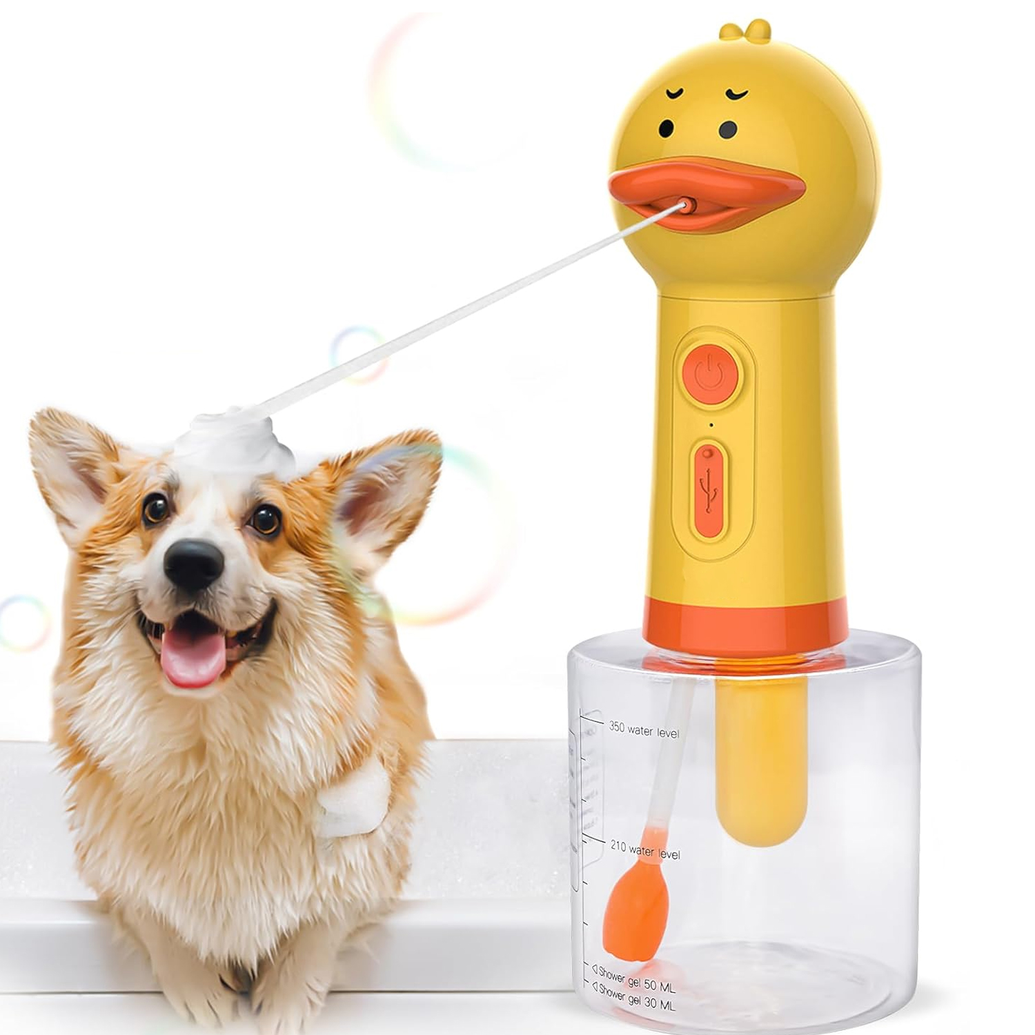 Levně Elektrický Pěnový Stroj Výkonný, Vodotěsný IPX5 1200 Mah