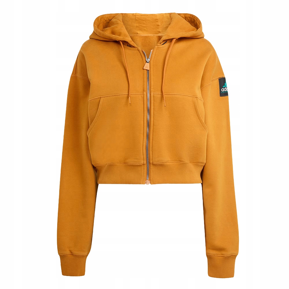 Mikina adidas Cropped Hoodie Eqt Equipment Crop JX1602 oranžová vel M