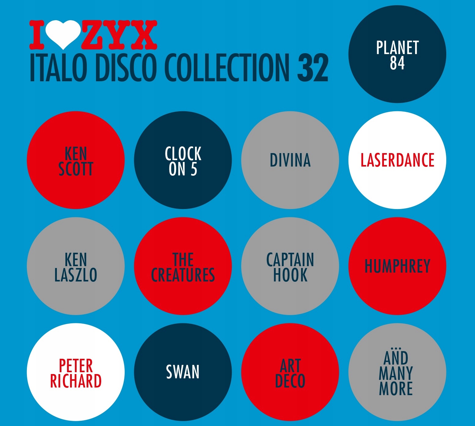 

I Love Zyx Italo Disco Collection 32 2022 2CD