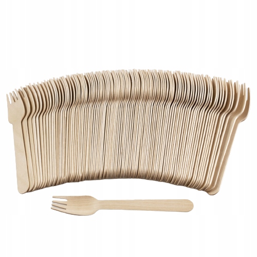WIDELCE Z DREWNIA EKOLOGICZNE sztućce 100 SZTUK Marka inna