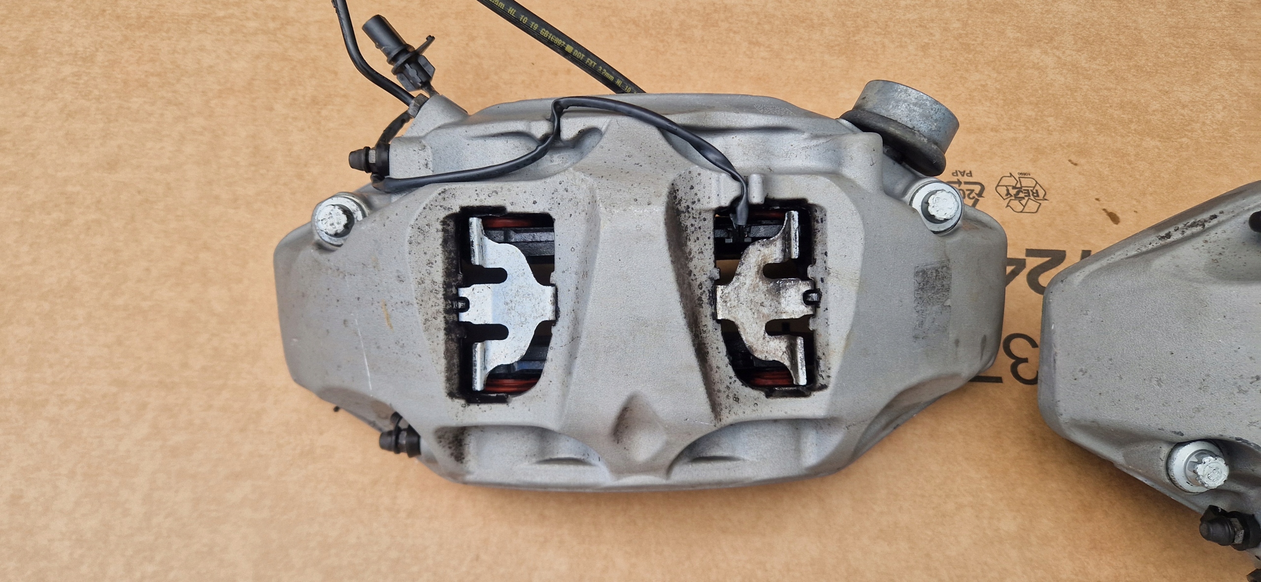 calipers front AUDI A5 A6 A7 4K0615105BD 4K0615106BD 375MM IDEAL
