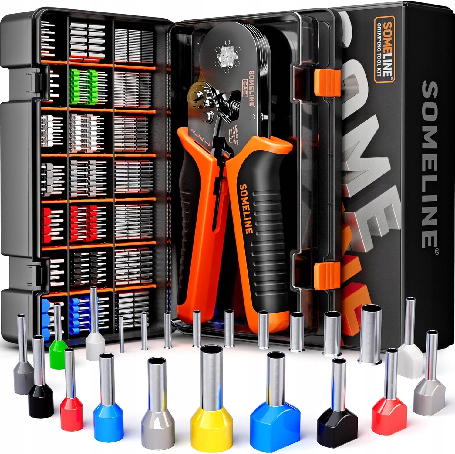 Someline Kleště na krimpování kabelových dutinek 0,25-6 mm², 21 druhů