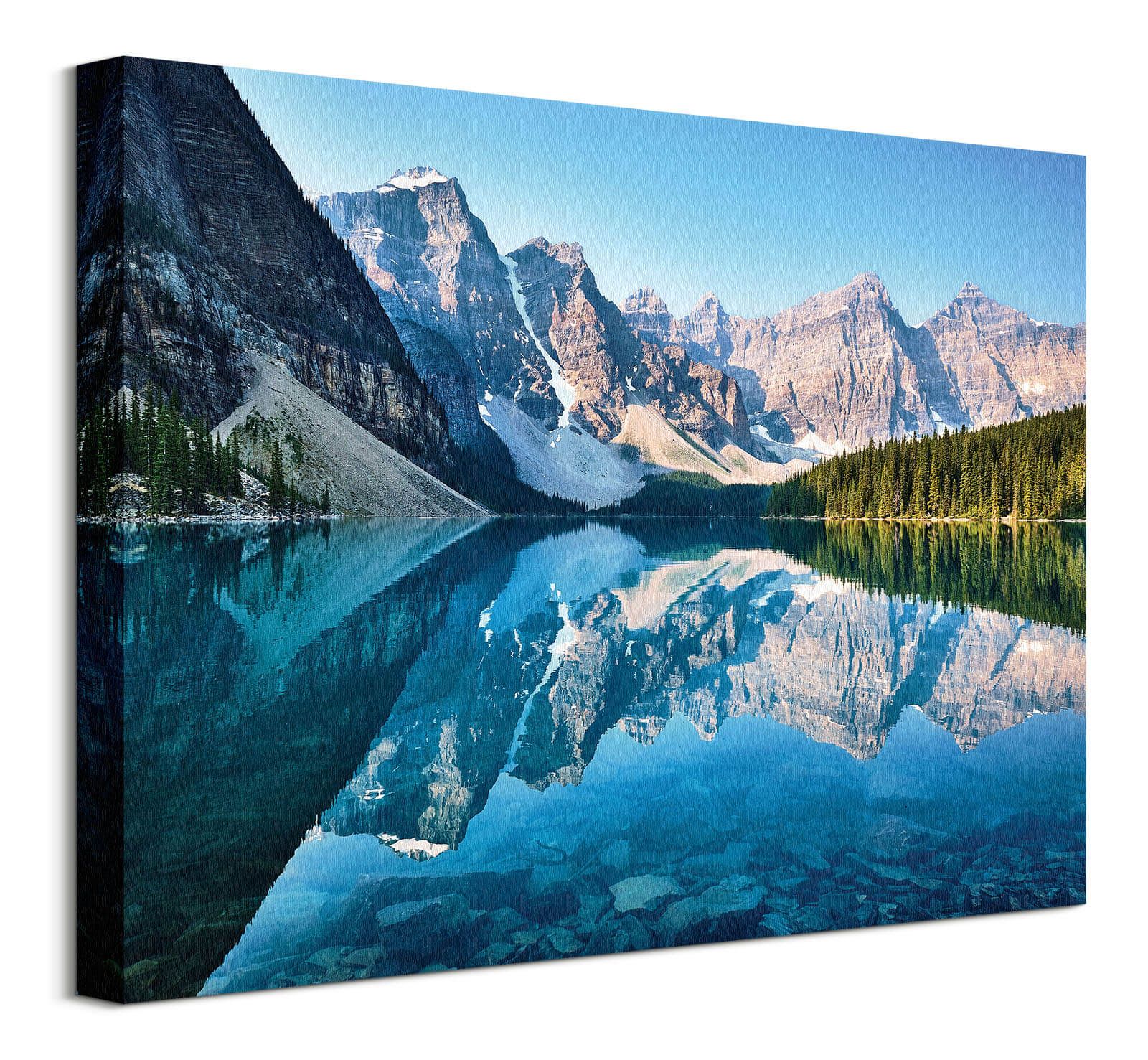 

Obraz płótno Górskie pasmo Jezioro Moraine 40x30