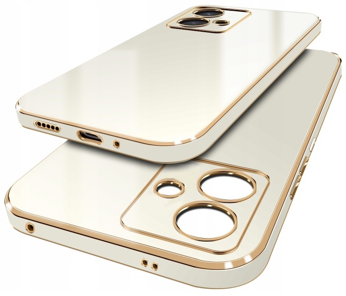 ETUI GLAMOUR GOLD CASE do Motorola Moto G54 / G54 Power + Szkło 9H Marka CosmoTel