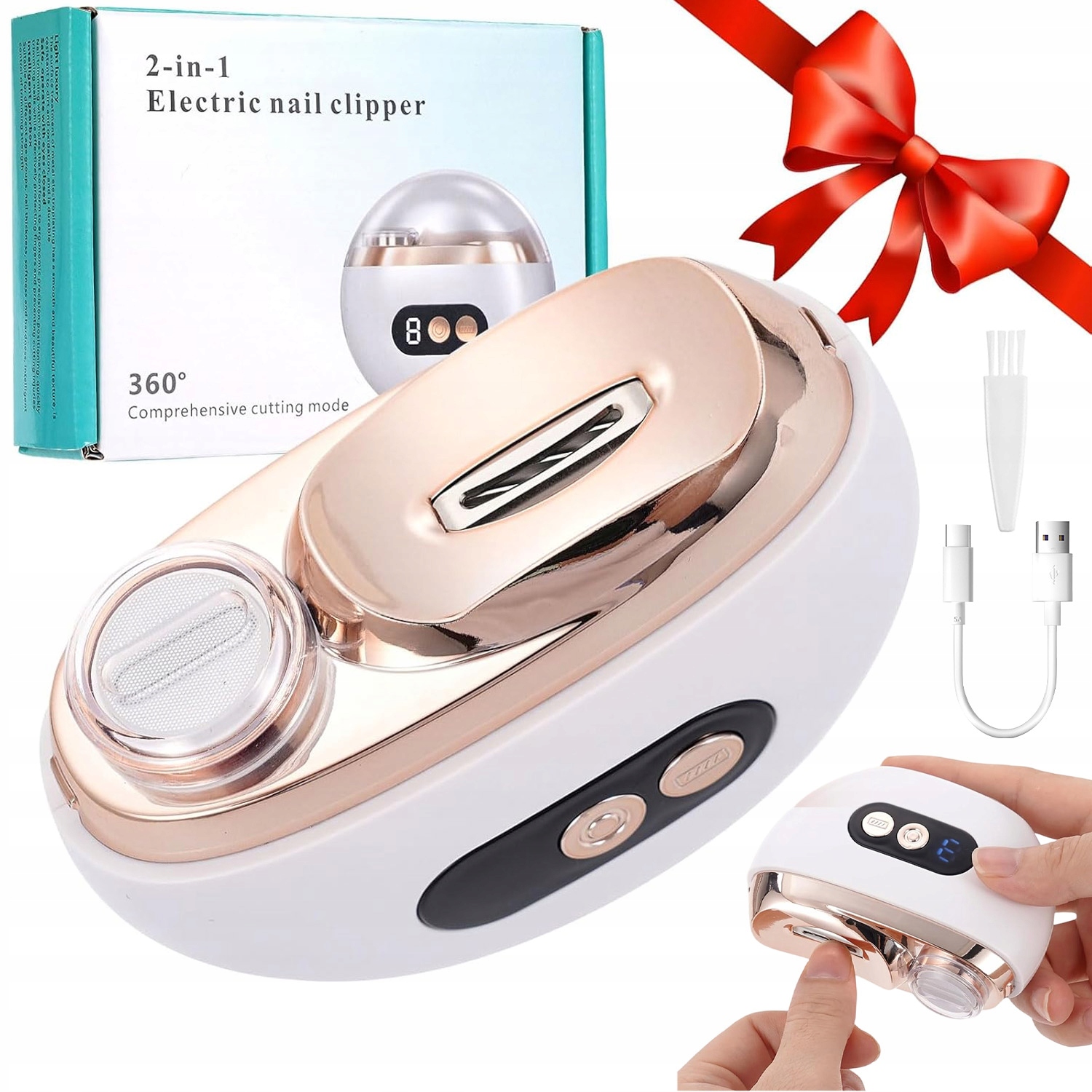 Elektrická Řezačka S Led Automatickým Zásobníkem Na Odpad 3 Rychlosti