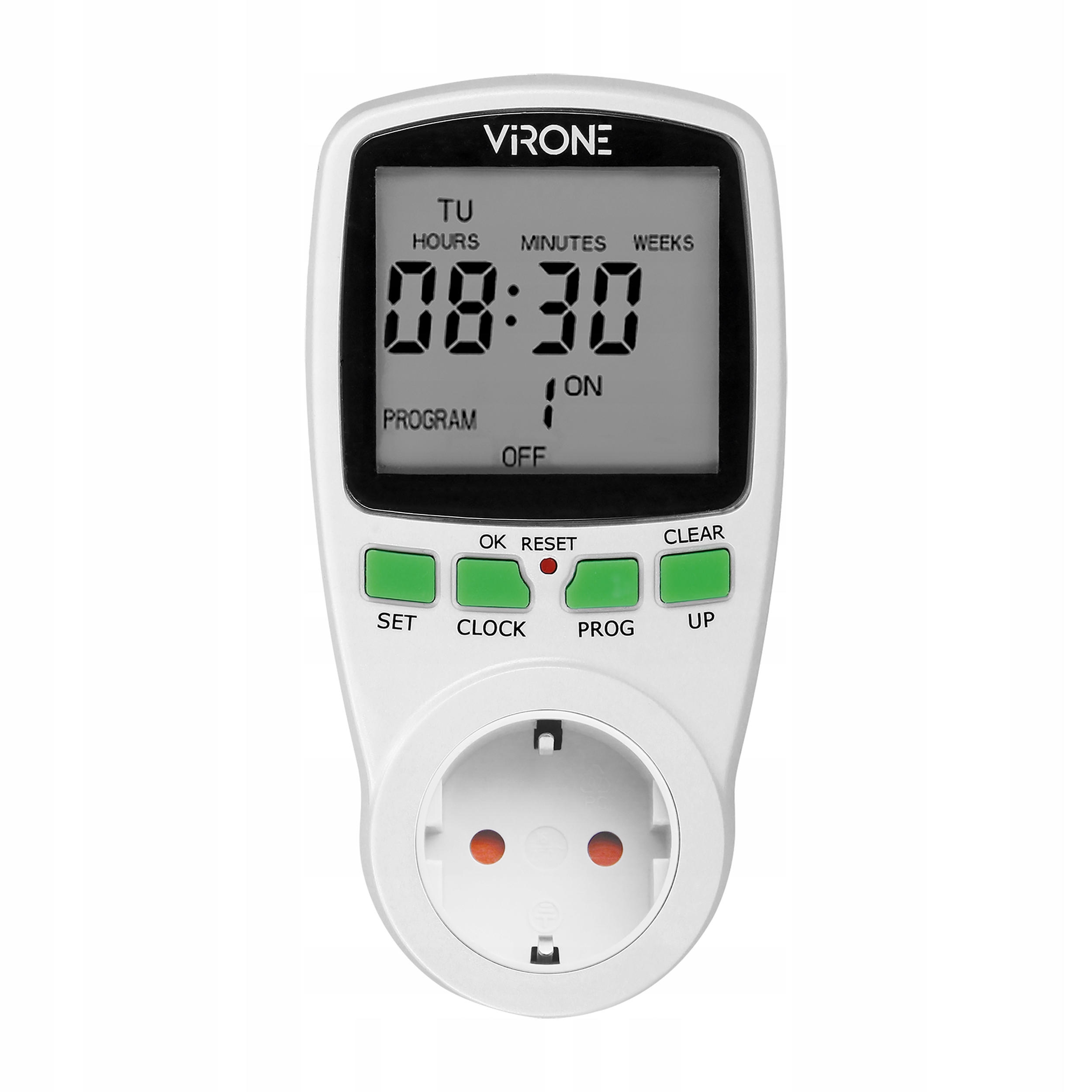 PROGRAMATOR CZASOWY LCD WŁĄCZNIK WYŁĄCZNIK SCHUKO