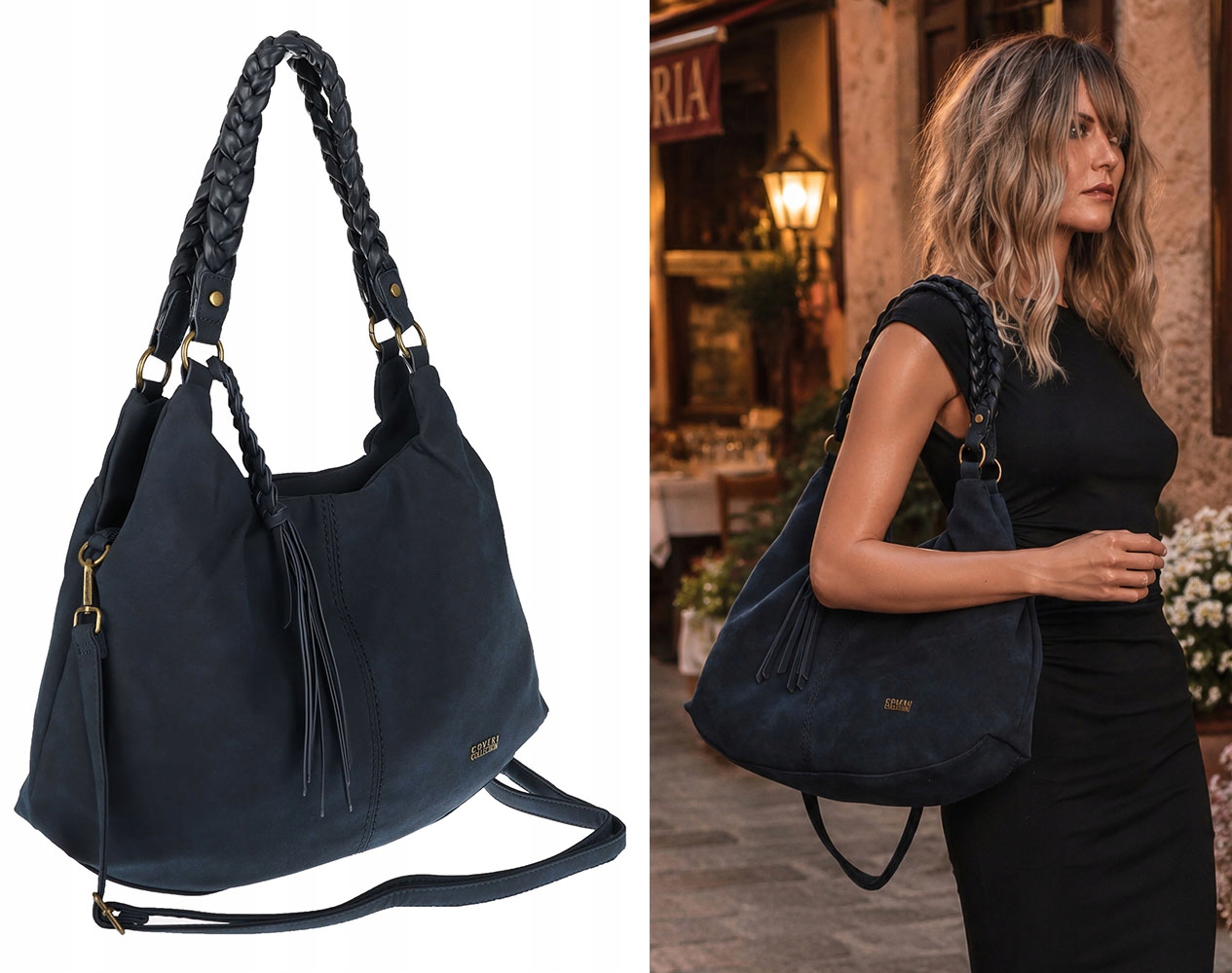 Dámská taška Shopper Taška přes rameno velká, prostorná CC6612 Tmavě modrá
