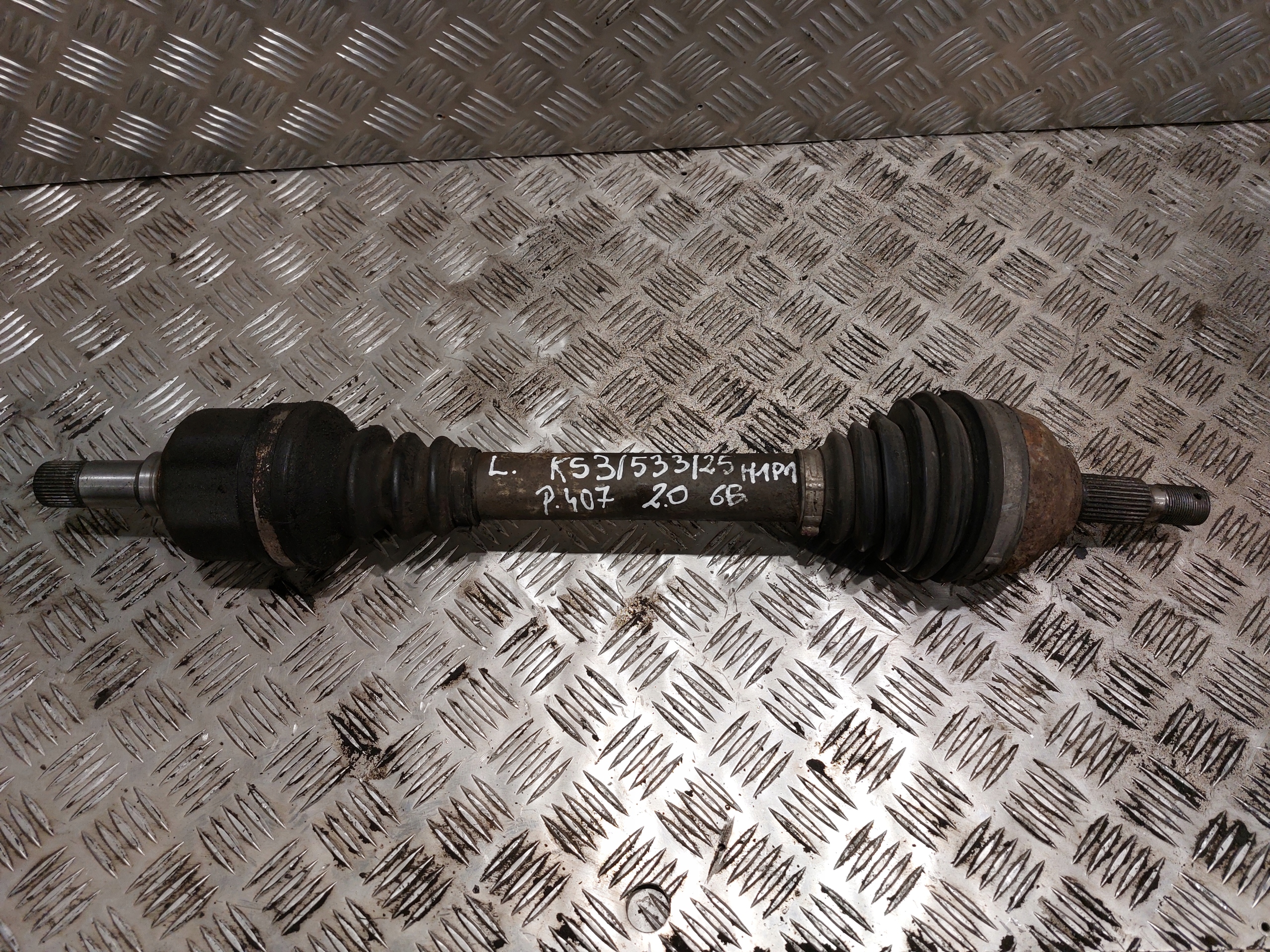 semi-axis left PEUGEOT 407 2.0HDI