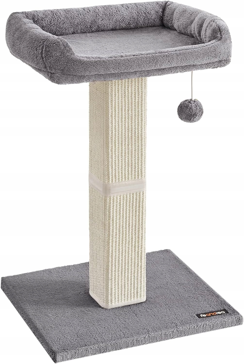 Vysoký škrabák, pelíšek, škrabací sloupek Platforma Ze Sisalu 61 100 cm