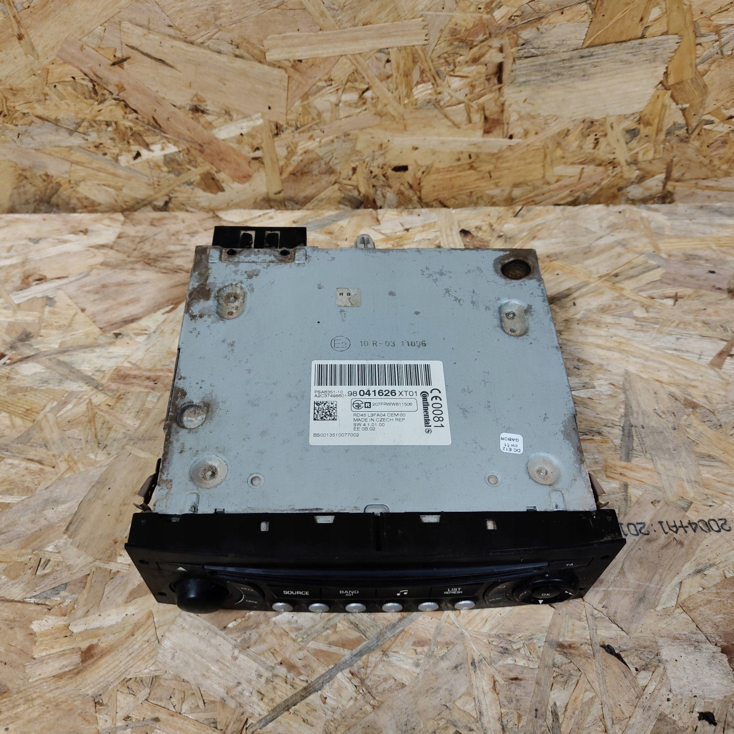 Stacja multimedialna Citroen Berlingo 98041626XT