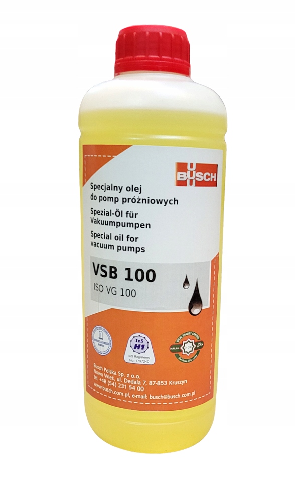 Olej pro vakuové pumpy Busch Vsb 100 – 1 litr