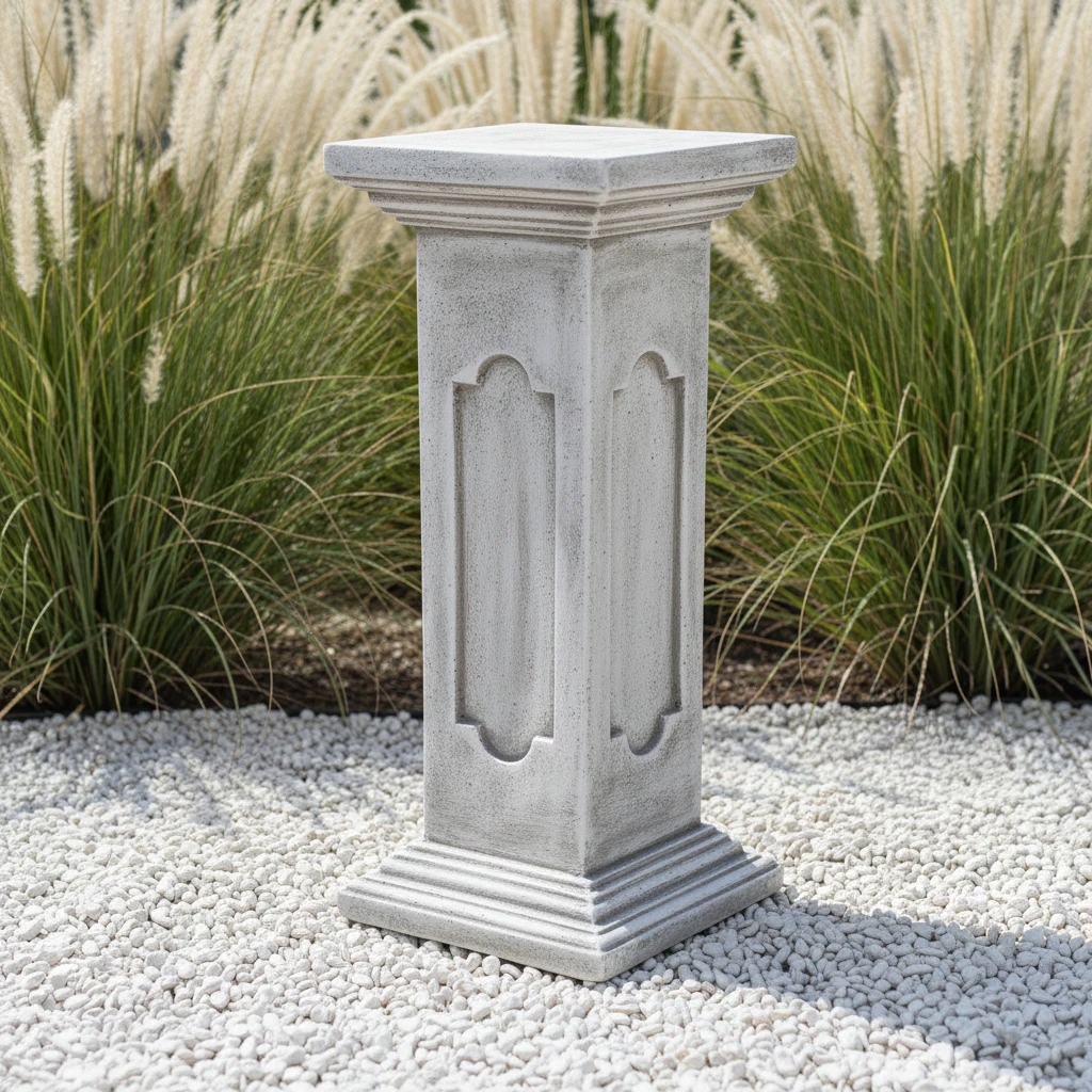 Zahradní figurka Obdélníková sloupek H: 80 cm betonová