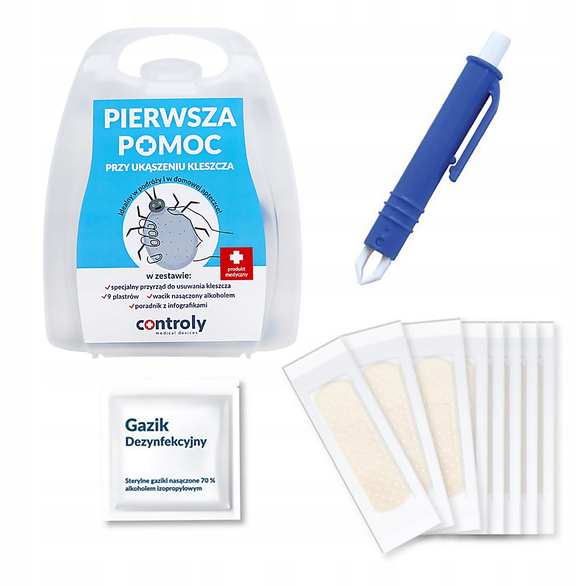 

Zestaw do usuwania kleszczy Controly