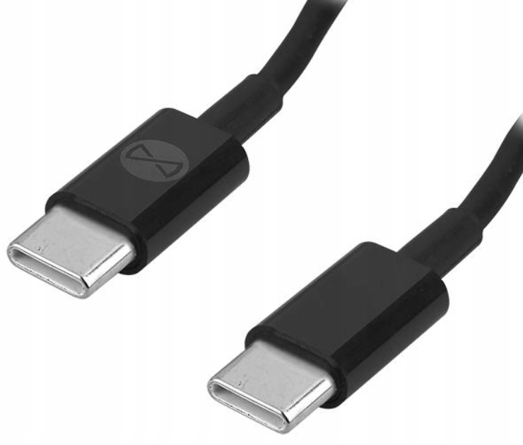 Kabel Forever USB-C - USB-C 1m 3A Czarny 60W PD EAN 5900495900197