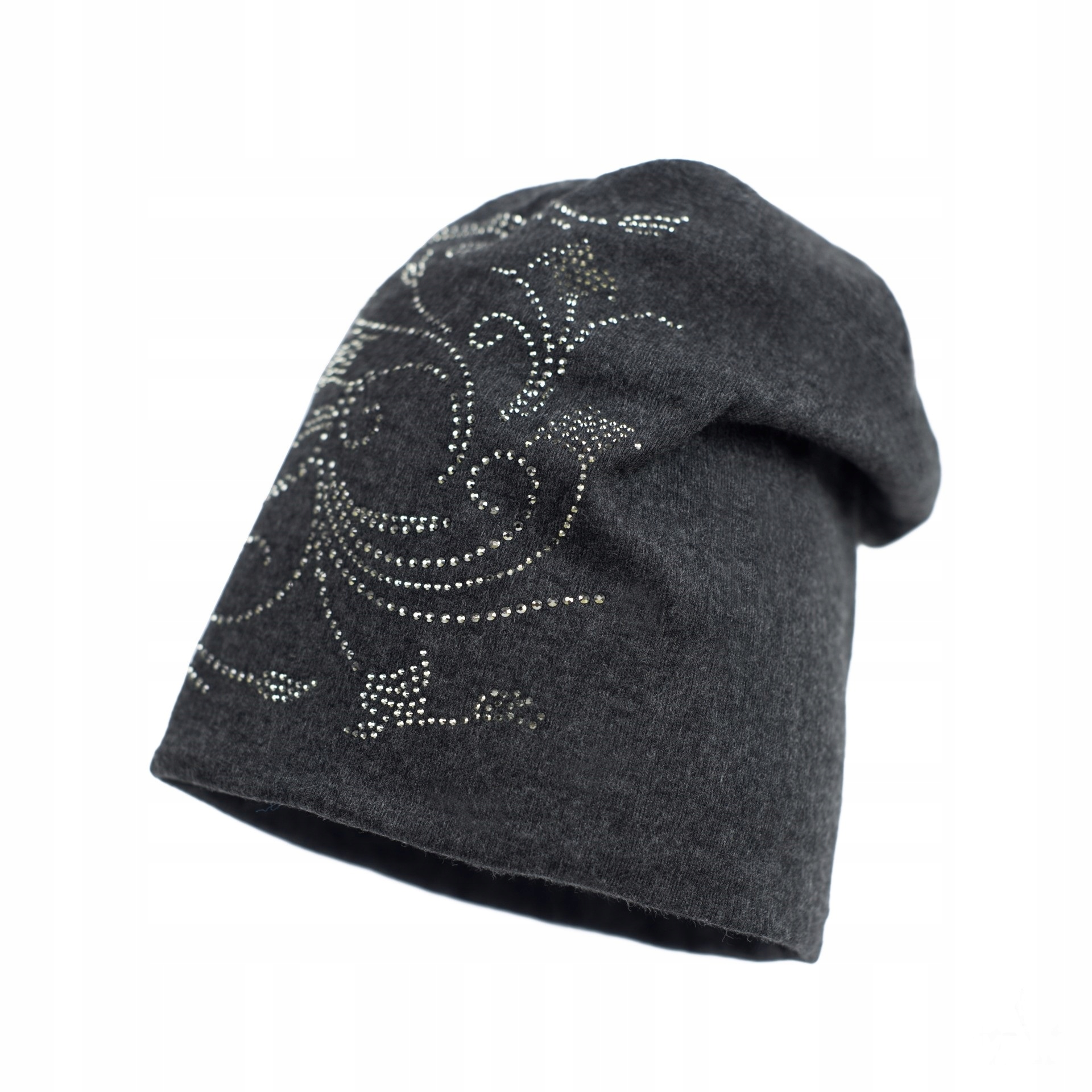 

Czapka beanie bawełniana miękka przejściowa ozdoby