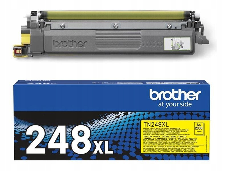 Brother TN248XLY Yellow Toner Cartridge Iso Yield 2300 pages