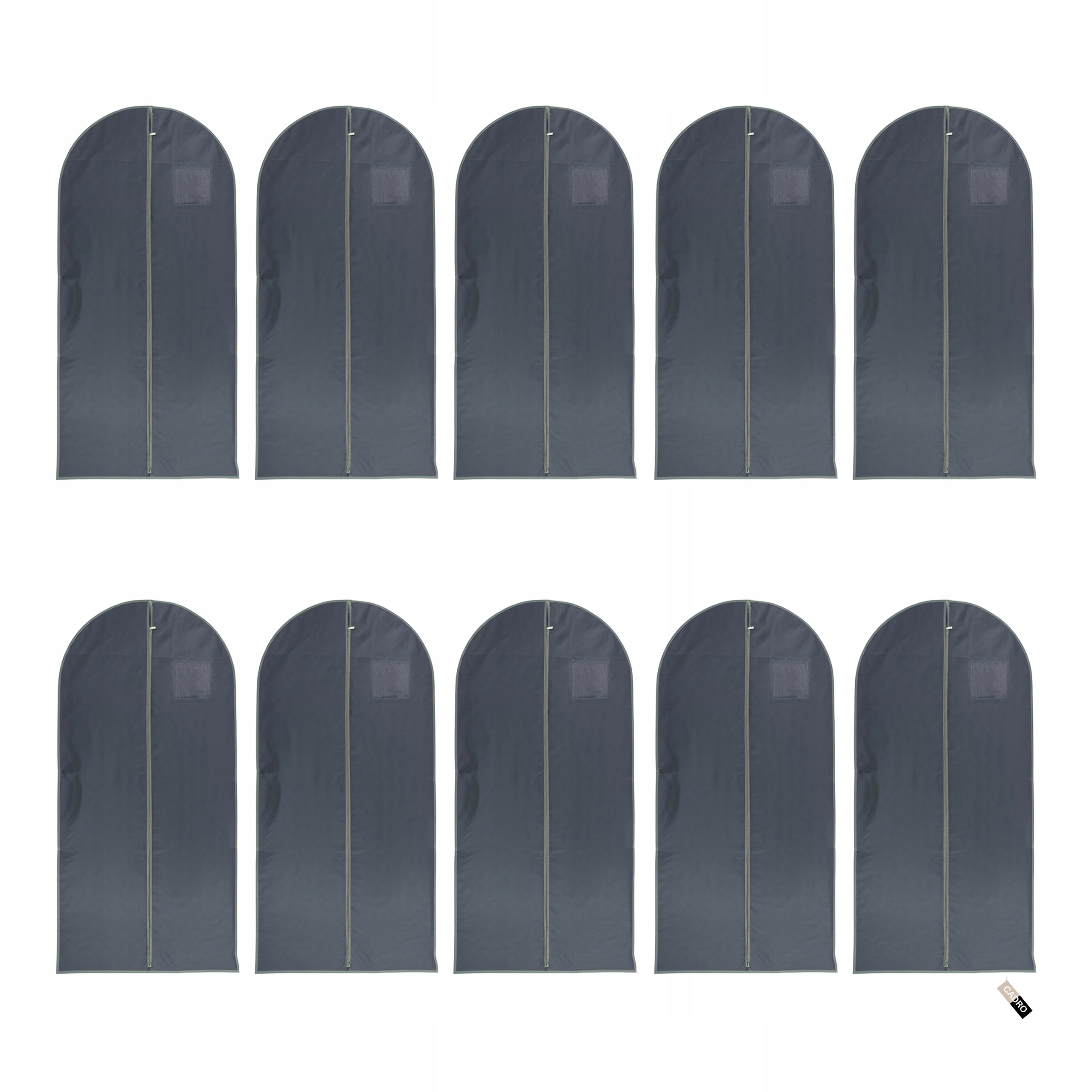 10 x Obal na oblečení 58x130 šaty oblek do skříně s okénkem