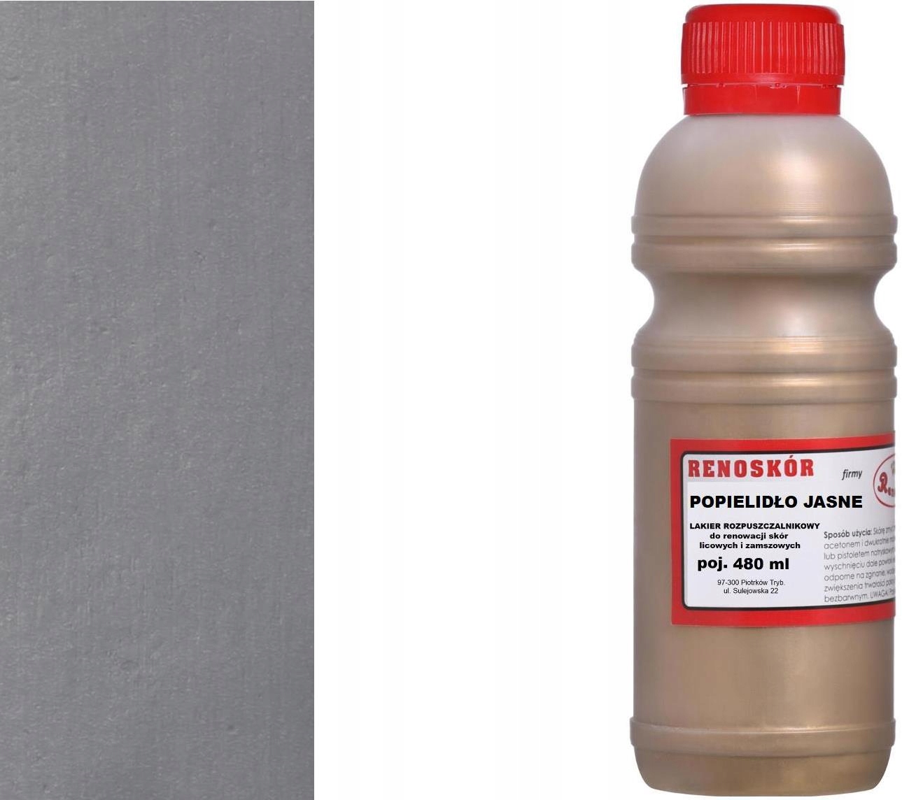 Šedá Světlá Barva Renoskin Wilbra pro semišovou a nubukovou lícovou kůži