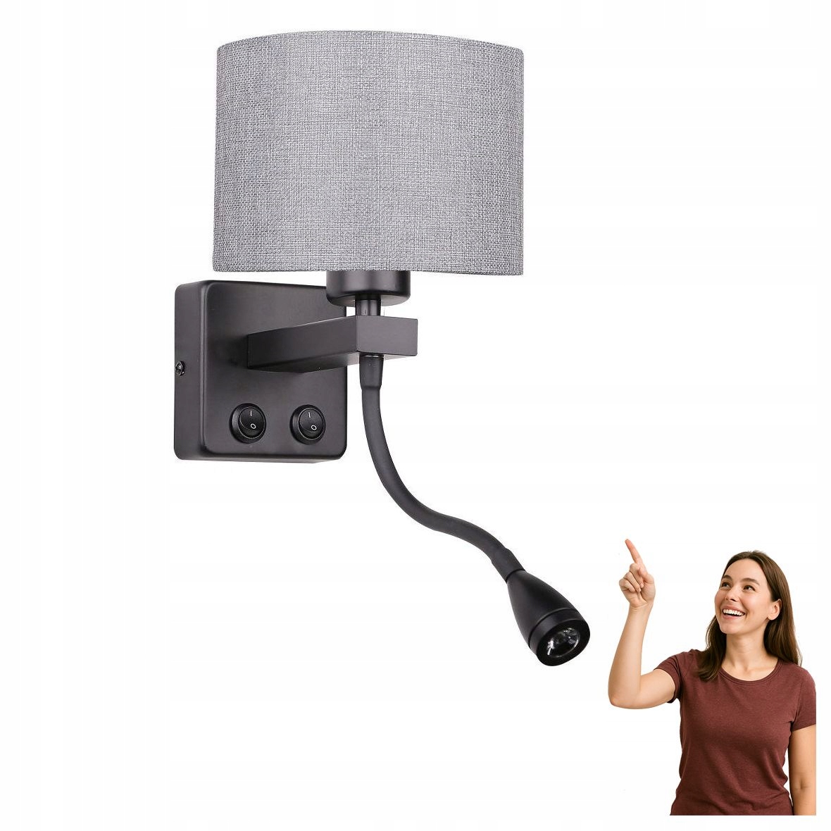 Nástenné svietidlo s Led výložníkom 2W Polo 21-75499 Candellux