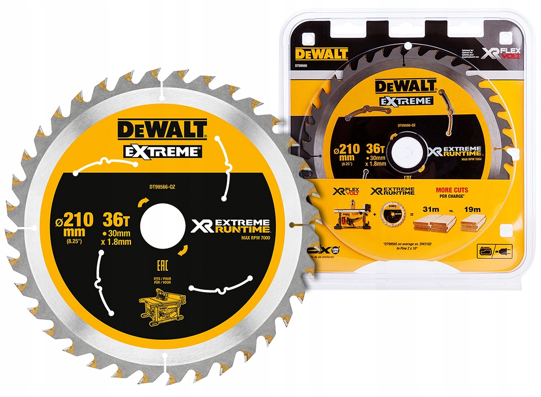 Pilový kotouč 210x30 36T Xr FlexVolt DeWalt DT99566
