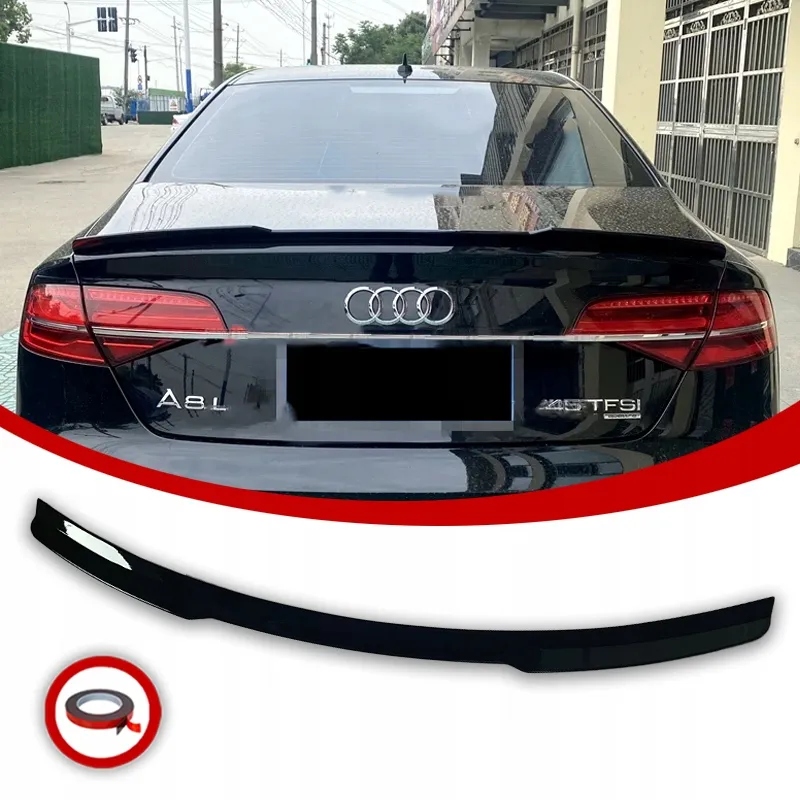 Audi A8 D4 Letka Spoiler Doplněk 2010-2018 Černý Lesk
