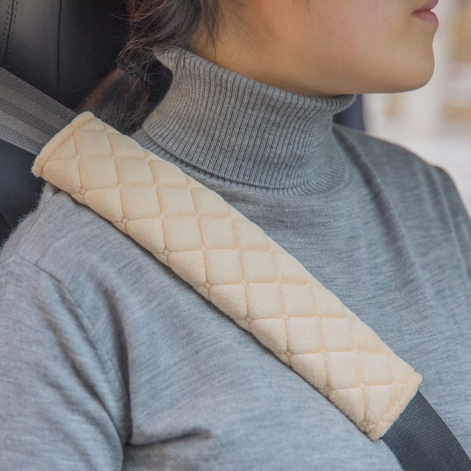 NAKŁADKI NA PAS PASY BEZPIECZEŃSTWA POKROWCE WELUR