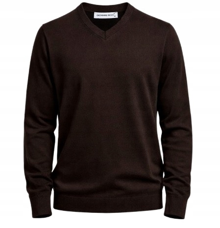 Pánský svetr se špicí z kašmíru a merino vlny L, kašmírový, velikost 258