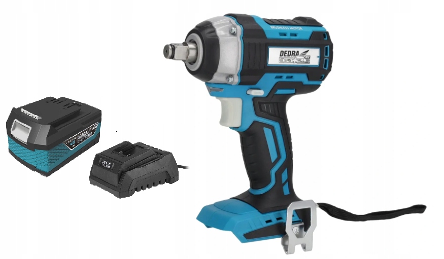 Dedra Rázový klíč akumulátor 4AH Set 18V Sas+all DED7146 280Nm 1/2'