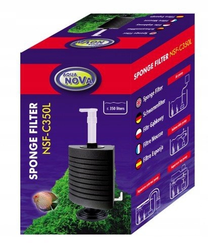 

Filtr Gąbkowy Corner Jet 04 do 350L Aqua Nova
