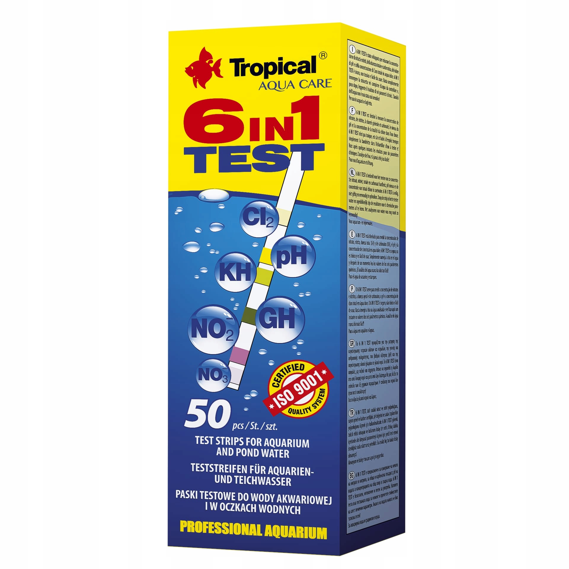 Levně Tropical test 6v1 proužkový 50 Ks.