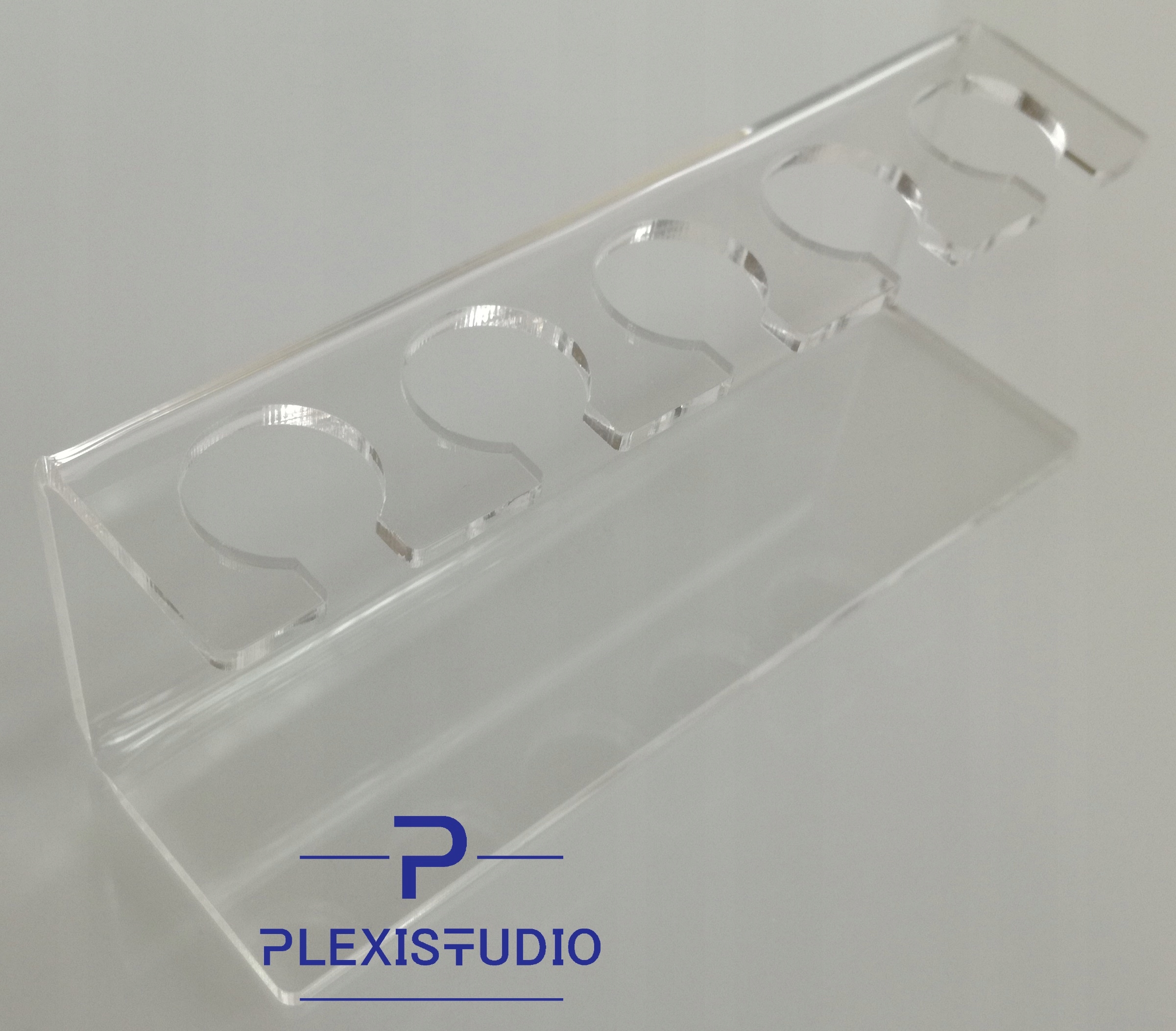 STOJAK PODAJNIK PODSTAWKA NA 5 LODÓW PLEXI Marka inna