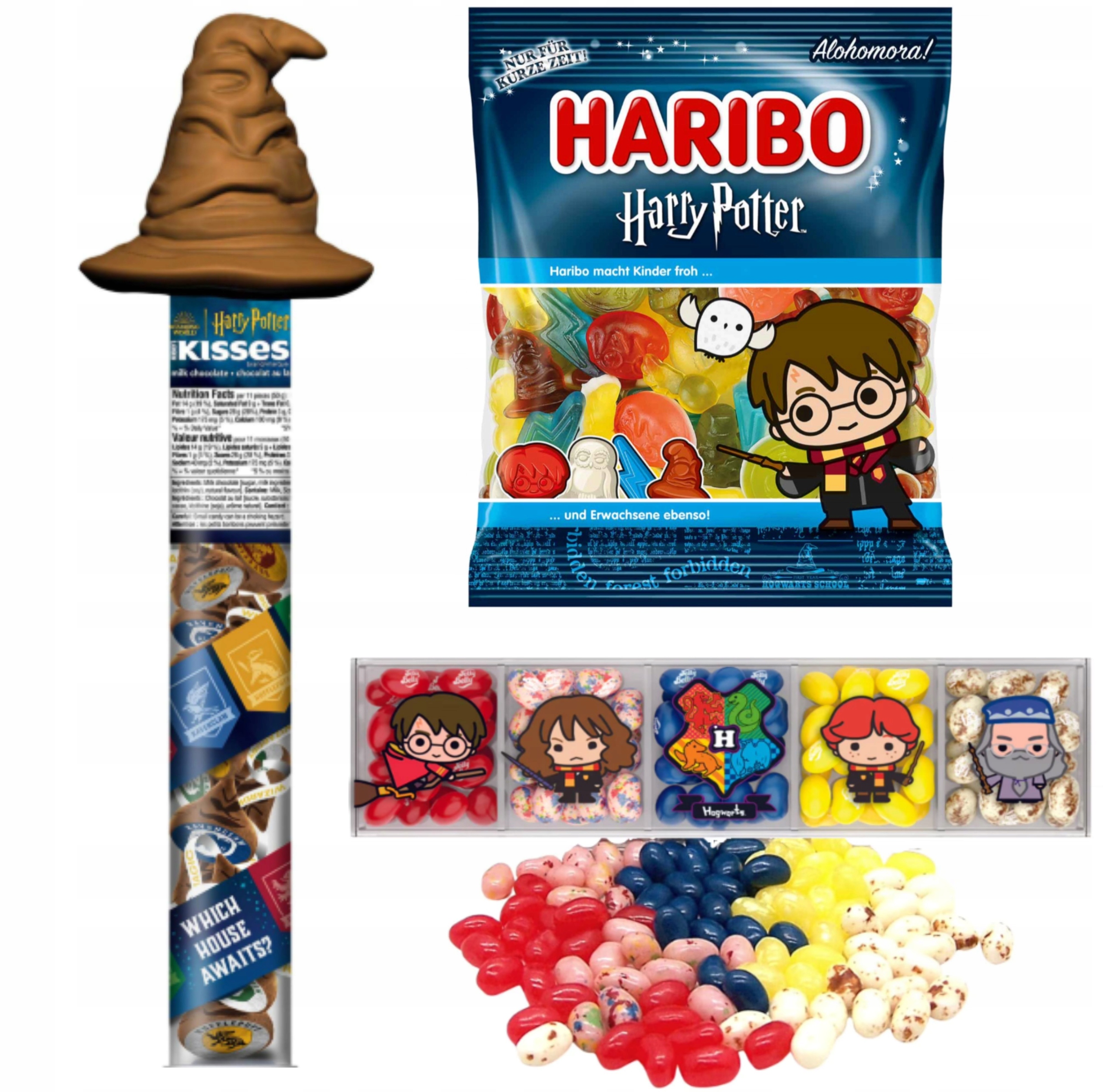 Jelly Belly Fasolki Kisses Hershye Haribo Harry Potter Zestaw 300 gr