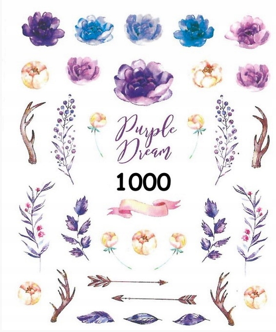 

Naklejki Wodne Gałązki Liście Listki Kwiatki #1000