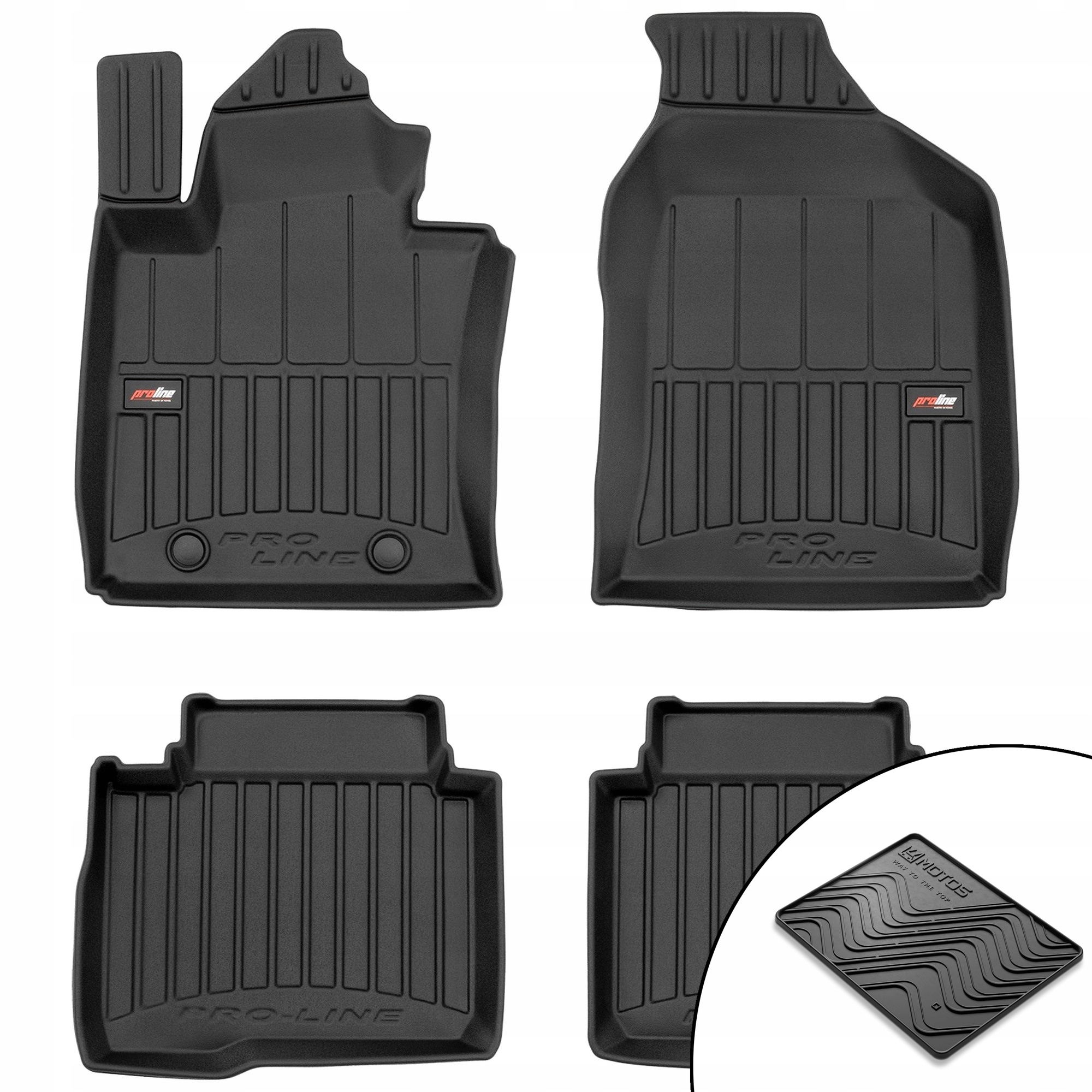 3D gumové rohože SsangYong Korando IV od roku 2019 rohož zdarma