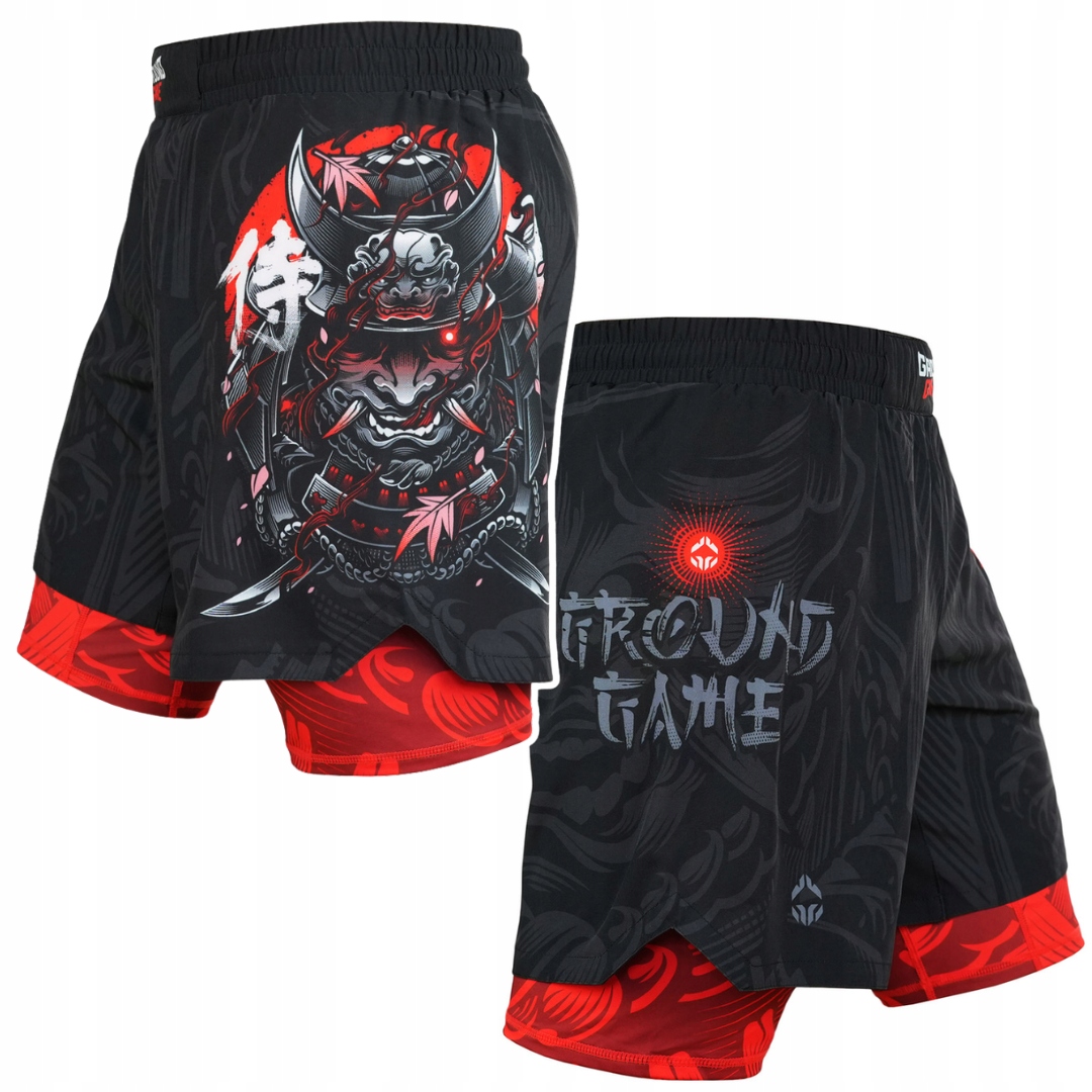 Spodenki Trenigowe Męskie Ground Game 2w1 Samurai 2.0 r. L