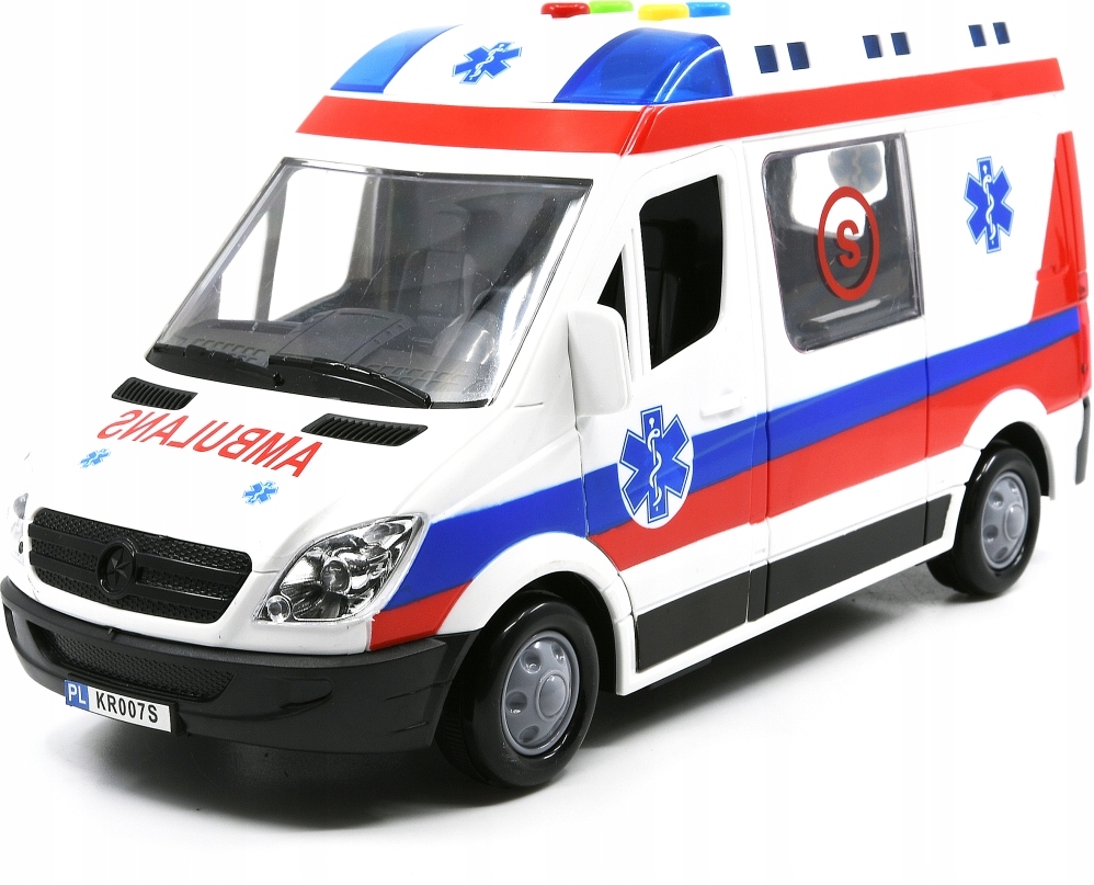 POGOTOWIE KARETKA AMBULANS ZABAWKA ŚWIATŁA SYRENA Marka inna