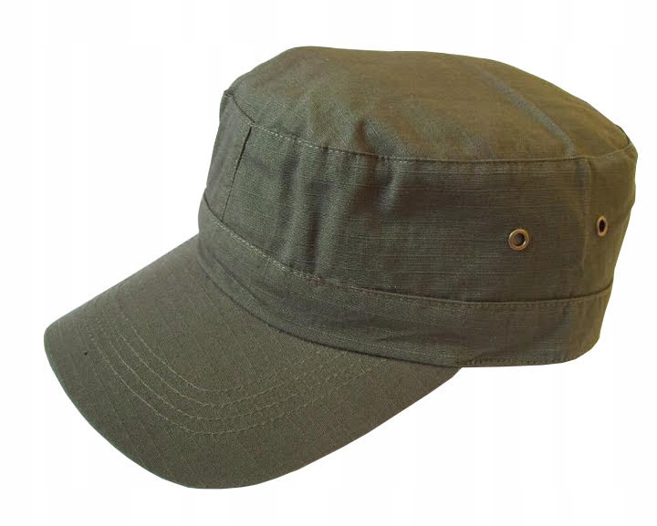 CZAPKA PATROLÓWKA ARMY Z DASZKIEM 100% BAWEŁNA ZIELONA