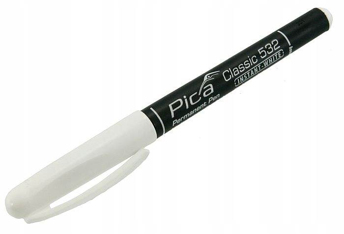 

Pica Marker Mazak permanentny biały 532/52