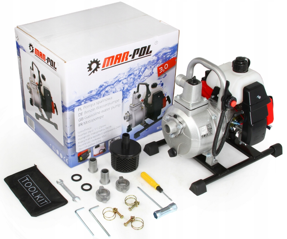 Pompa spalinowa 1'' powierzchniowa Mar-Pol 8000 l/h olej demon