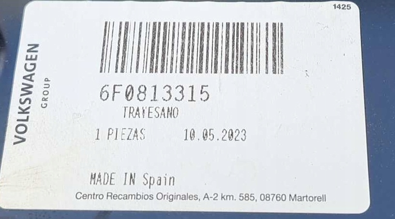 SEAT IBIZA V PAS TYLNY Typ samochodu Samochody osobowe