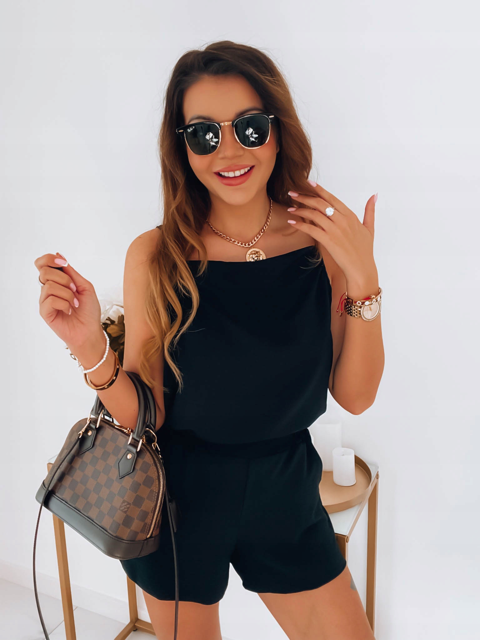 KOMPLET MUŚLINOWY TOP SPODNIE ZWIEWNY KOLORY Marka inna